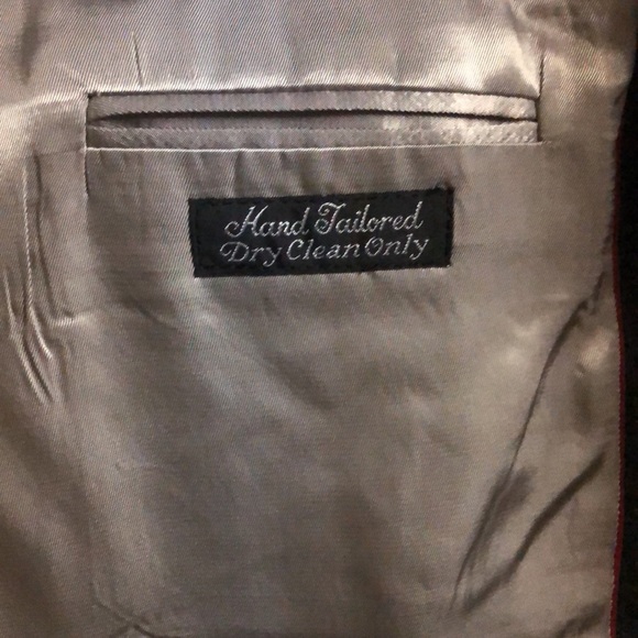 #1235, 3 piece Pinstriped suit Neil Martin for Wienstocks Cal. - Picture 7 of 12